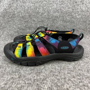 ✅Womens 11 Keen Newport H2 Rainbow Strappy Bungee Sandals NonSlip Casual Comfort